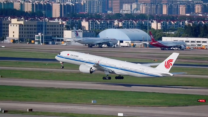 Airplane departure