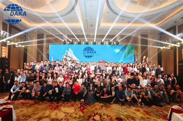 Group photo of the Daka team's annual meeting