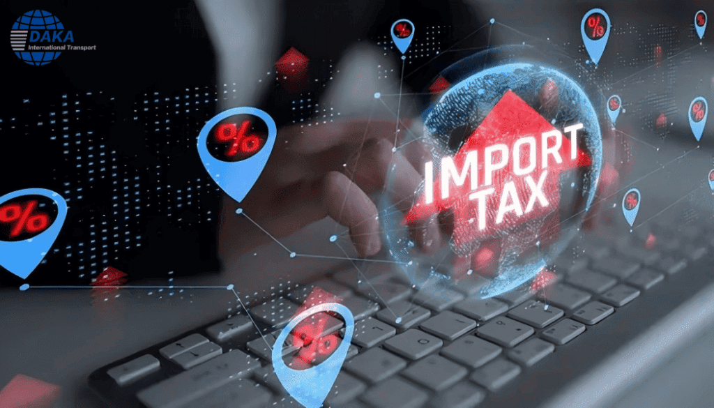 Duty tax payment