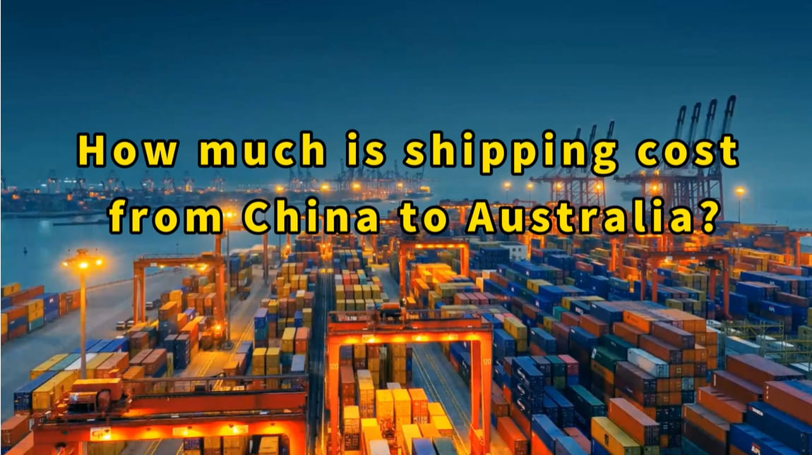 How much is shipping cost from China to Australia