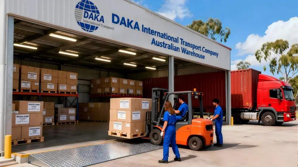 DAKA International Transport Company Australia Warehouse