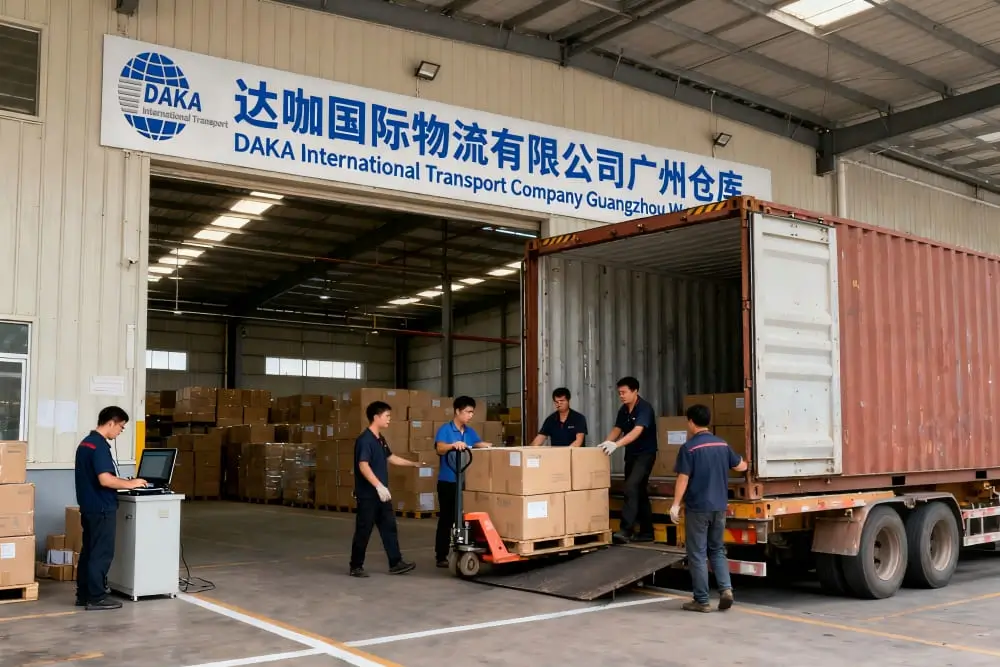 DAKA International Transport Company Guangzhou Warehouse