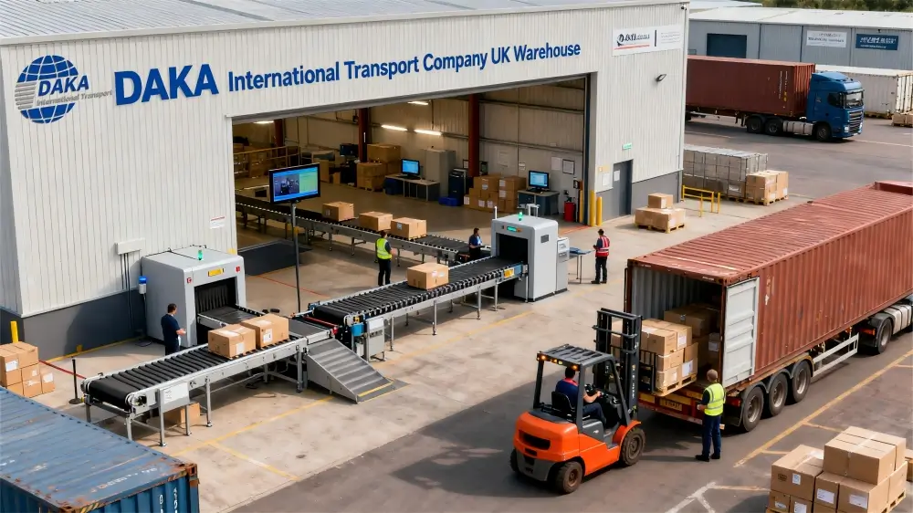 DAKA International Transport Company UK Warehouse