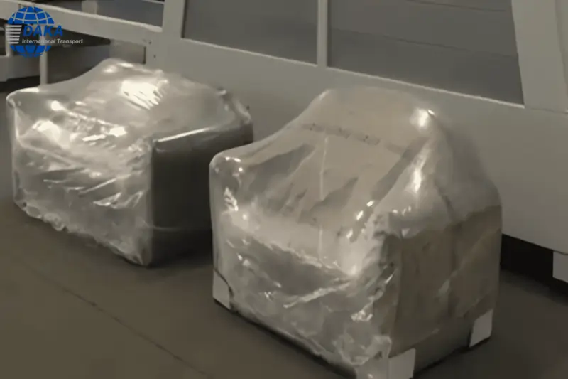 Wooden sofas with plastic packaging are not suitable for fumigation