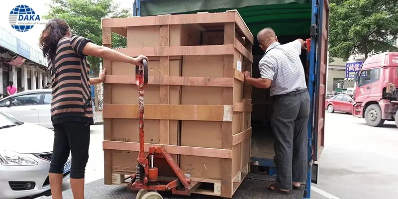 Pick up LCL shipping cargo