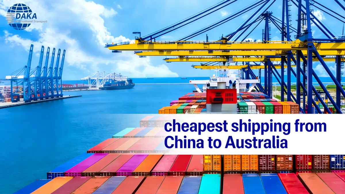 cheapest shipping from China to Australia
