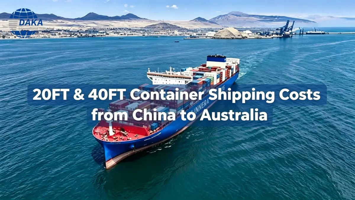 20FT & 40FT Container Shipping Costs from China to Australia